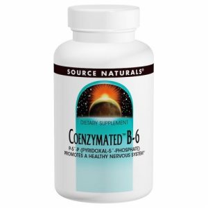 Coenzymated B-6, 100 mg, 60 Tablets - Source Naturals