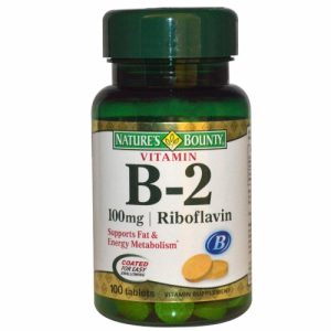 Vitamin B-2, 100 mg, 100 Tablets - Nature's Bounty