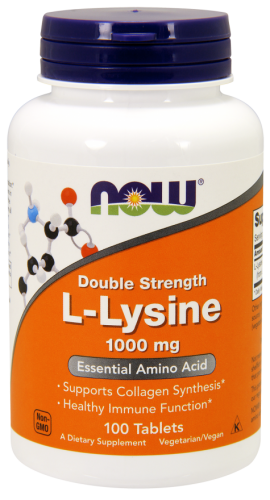L-Lysine, 1,000 mg, 100 Tablets - Now Foods