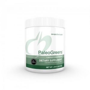 PaleoGreens™ Organic 270g powder - Lemon/Lime flavor - Designs for Health - SOI**