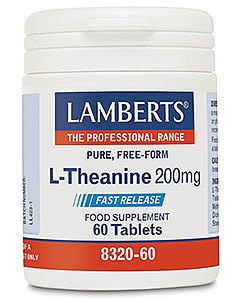L-Theanine 200mg - 60 Tablets - Lamberts