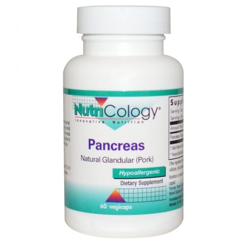 Pancreas, 60 Veg Caps - Nutricology / ARG