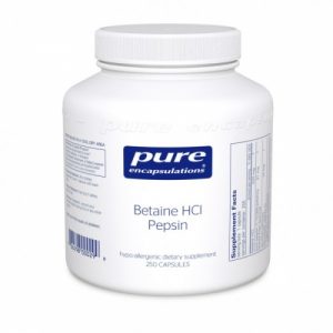 Betaine HCL Pepsin 250 caps - Pure Encapsulations