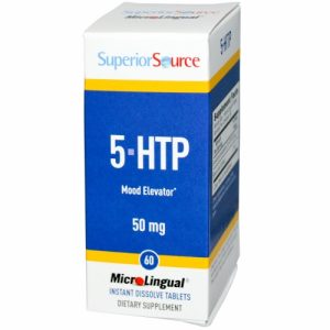 5-HTP, 50 mg, 60 MicroLingual Instant Dissolve Tablets - Superior Source