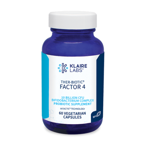 Ther-Biotic Factor 4 - 100% Bifidobacterium Strains, 60 Vegcaps - Klaire Labs