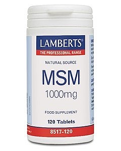 MSM 1000mg, 120 tabs - Lamberts