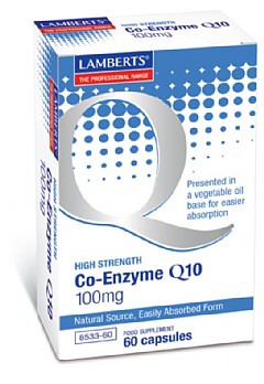 Co-Enzyme Q10 100mg, 60 caps - Lamberts