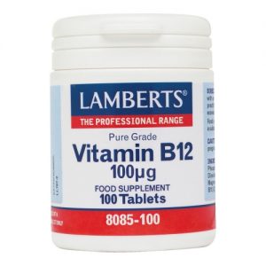 Vitamin B12/B-12 100 mcg, 100 Tabs - Lamberts