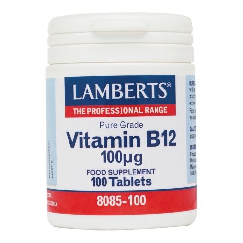 Vitamin B12/B-12 100 mcg, 100 Tabs - Lamberts
