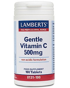Gentle Vitamin C 500mg, 100 tabs - Lamberts