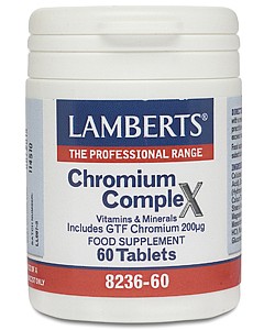 Chromium Complex, 60 Tabs - Lamberts