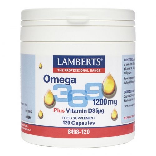 Omega 3,6,9 1200mg 120 Caps - Lamberts
