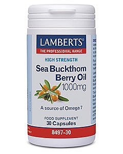 Sea Buckthorn Berry Oil 1000mg 30 Caps - Lamberts