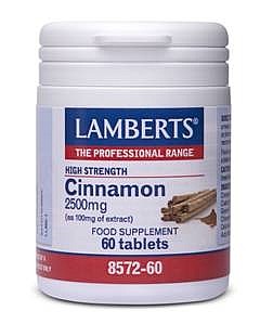 Cinnamon 2500mg 60 Tabs - Lamberts