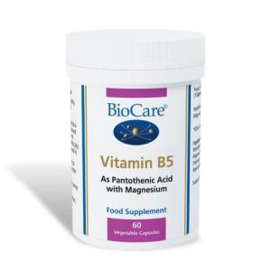 Vitamin B5 (Magnesium Plus Pantothenate) 60 Caps - Biocare