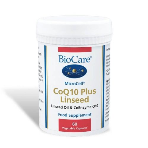 MicroCell® CoQ10 Plus Linseed 60 Capsules - Biocare