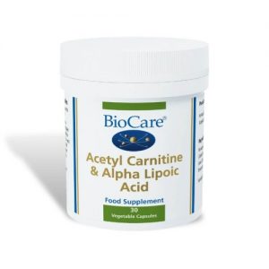 Acetyl Carnitine & Alpha Lipoic Acid 30 Capsules - Biocare