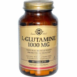 L-Glutamine, 1000 mg, 60 Tablets - Solgar
