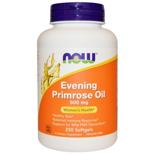 Evening Primrose Oil 500 mg 250 soft gels - Now Foods