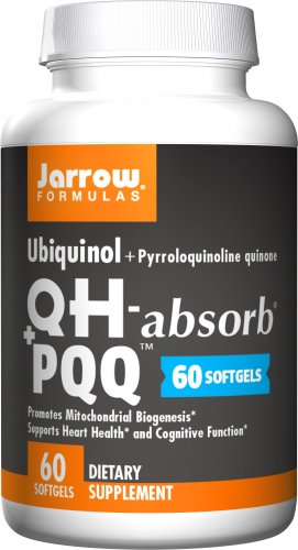 QH-absorb® + PQQ™, (Ubiquinol), 60 softgels - Jarrow Formulas