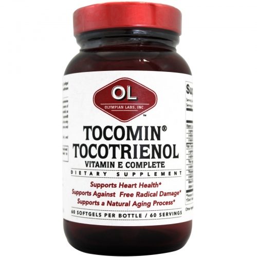 Tocomin Tocotrienol Vitamin E Complete, 60 Softgels - Olympian Labs Inc.