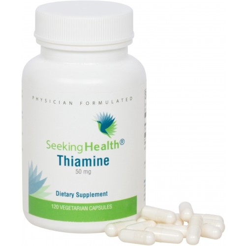 Thiamine 50 mg 120 Vegetarian Capsules Seeking Health Nature's Fix