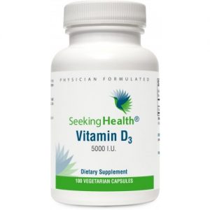 Vitamin D3/D-3 5,000 IU - 100 Vegetarian Capsules - Seeking Health