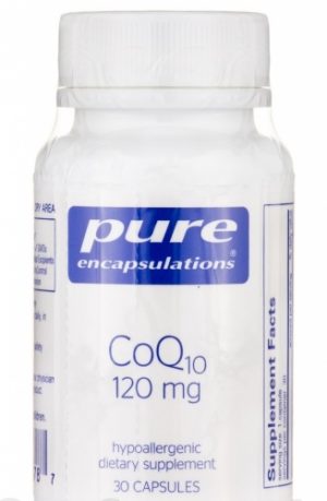 CoQ10, 120 mg 30 veg caps - Pure Encapsulations