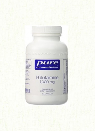 L-Glutamine, 1000 mg 90 veg caps - Pure Encapsulations