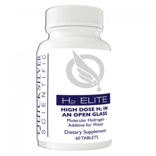 H2 Elite (formerly Active H2) All-Natural Molecular Hydrogen Antioxidant (60 tablets) - Quicksilver Scientific
