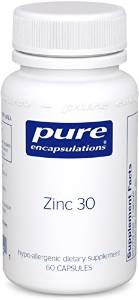 Zinc 30 60 vcaps - Pure Encapsulations