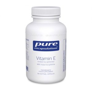 Vitamin E (with mixed tocopherols) 400 IU, 90 softgels - Pure Encapsulations