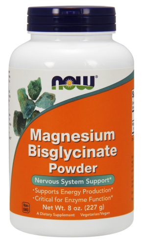 Magnesium Bisglycinate Powder, 8 oz (227 g) - Now Foods