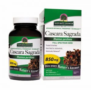 Cascara Sagrada, Full Spectrum Herb, 850 mg, 90 Veggie Caps - Nature's Answer