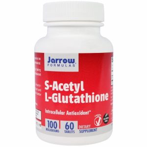 S-Acetyl L-Glutathione, 100 mg, 60 Tablets - Jarrow Formulas