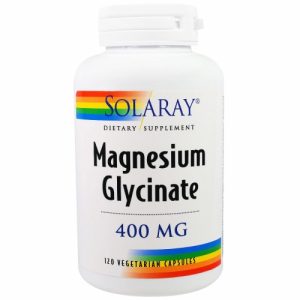 Magnesium Glycinate 400 mg 120 Veggie Caps Solaray