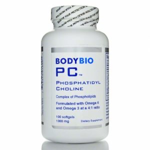 PC (Phosphatidylcholine), 300 Softgels, 1300 mg - BodyBio