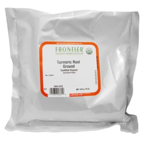 Certified Organic Ground Turmeric Root, 16 oz (453 g). Frontier Natural Products