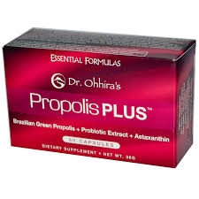 Propolis Plus (Brazilian Green Propolis) - 60 Caps - Dr. Ohhira's