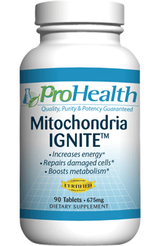 Mitochondria Ignite™ with NT Factor®  - 90 tabs (675mg) - ProHealth