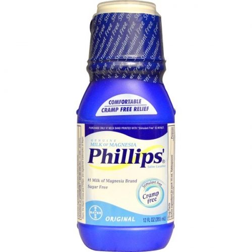 Milk of Magnesia, Saline Laxative, Original, 12 fl oz (355 ml) Philips