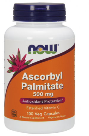Ascorbyl Palmitate, 500 mg, 100 Veggie Caps - Now Foods
