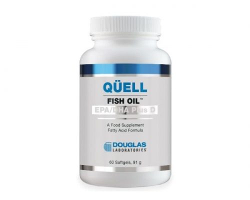 Quell Fish Oil, High EPA+DHA w/ Vitamin D3, 60 softgels - Douglas Labs