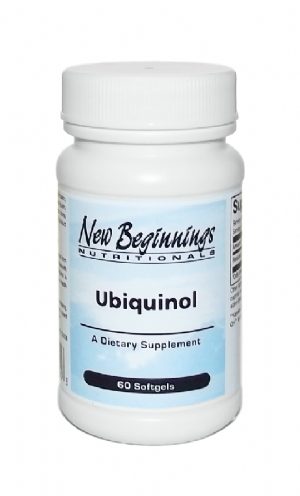 Ubiquinol 100 mg. Reduced form of CoQ10 - 60 softgels New Beginnings