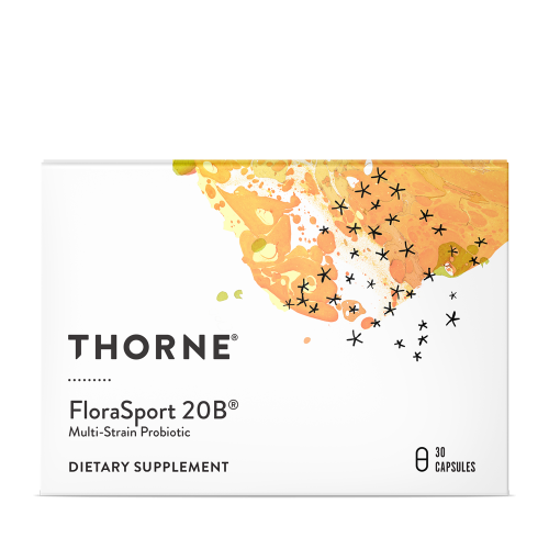 FloraSport 20B, 30 Veggie Caps - Thorne Research- SOI**