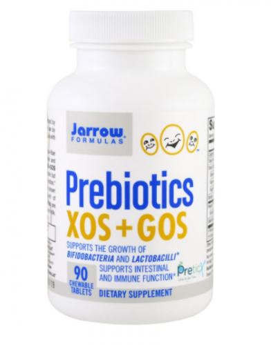 Prebiotics XOS+GOS, 90 Chewable Tablets - Jarrow Formulas
