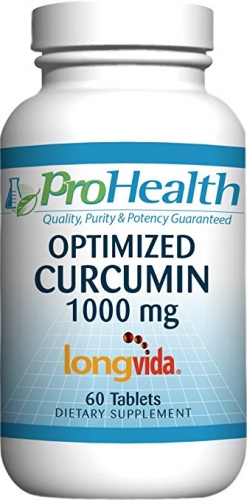 Optimized Curcumin Longvida® - 1000 mg, 60 tablets - ProHealth
