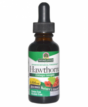 Hawthorne, Alcohol-Free, 2000 mg, 1 fl oz (30 ml) - Nature's Answer