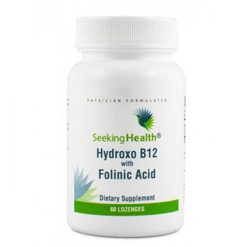 Hydroxo B12 with Folinic Acid - 60 Lozenges - Seeking Health
