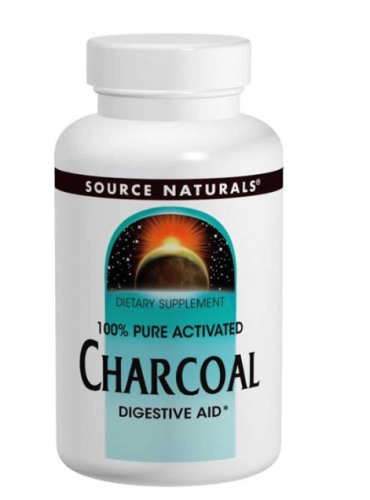 Charcoal, 260 mg, 200 Capsules - Source Naturals